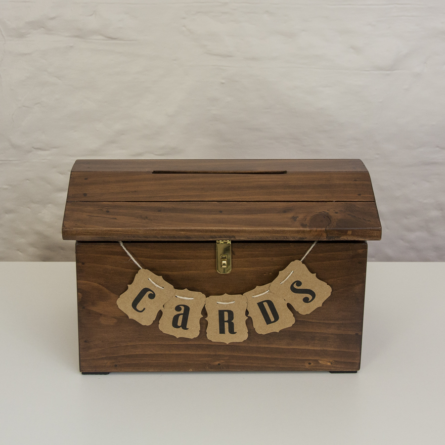 Wooden Card Box