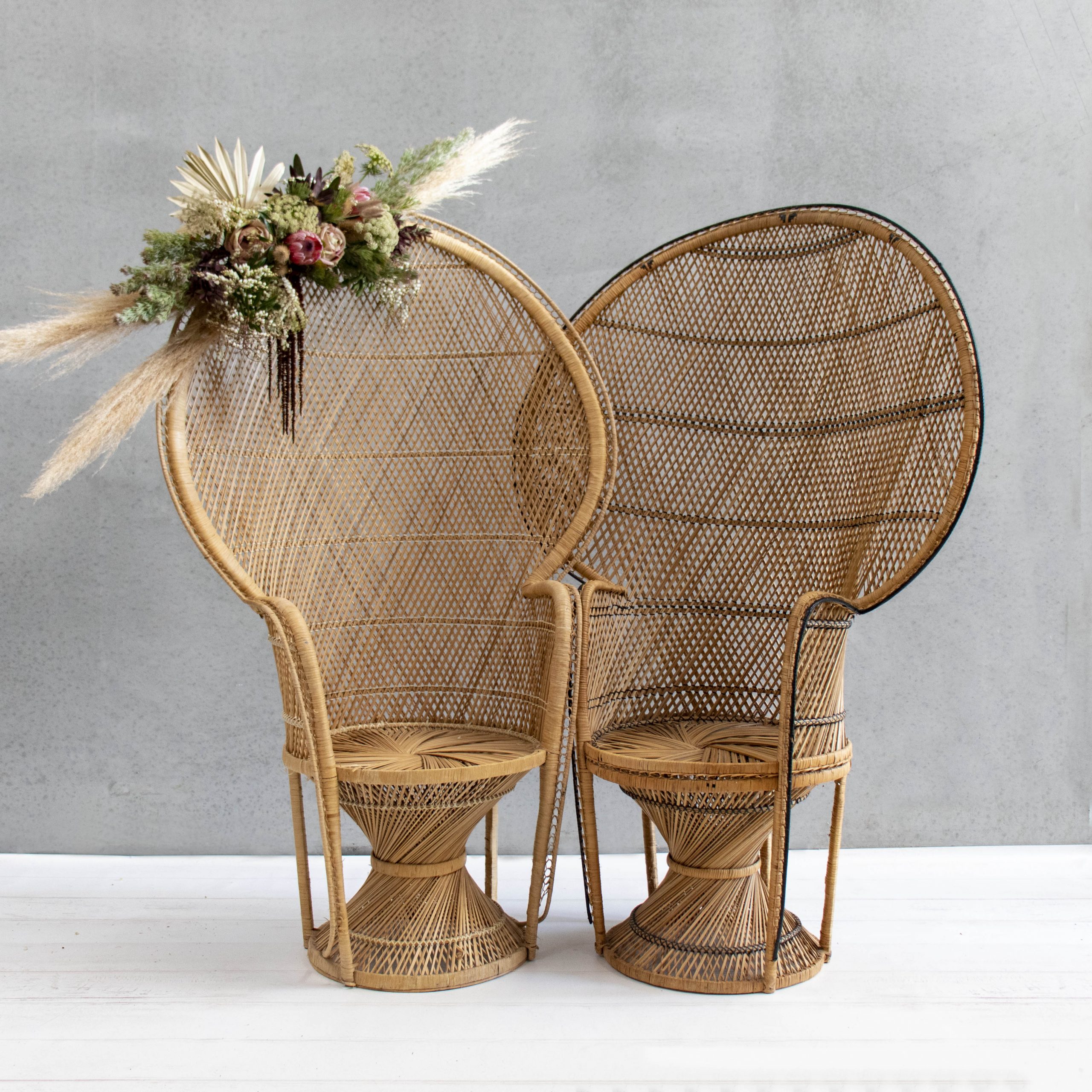 Vintage Peacock Chairs